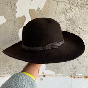 Vintage Rockmount Ranch Wear Caballero Wool Felt Hat Western Cowboy Denver CO